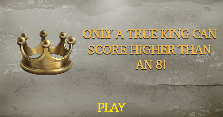 Banner for Do you hold the title of King?