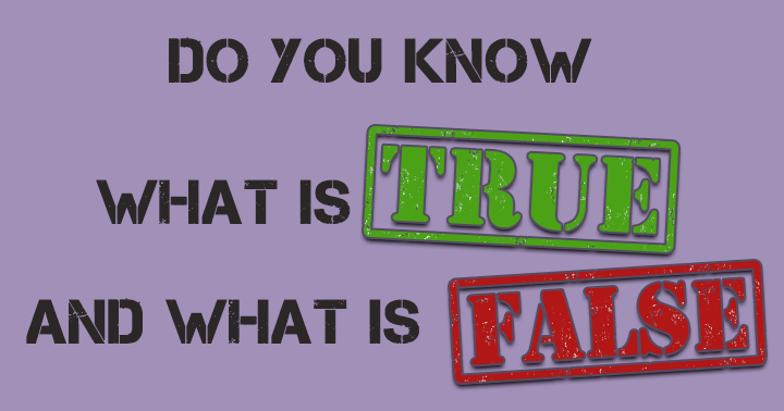 Banner for Can you determine the accuracy of at least 6 of these statements?