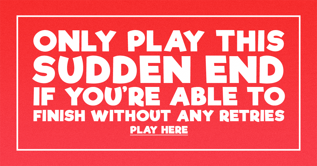 Banner for Try out this quiz on sudden end knowledge.