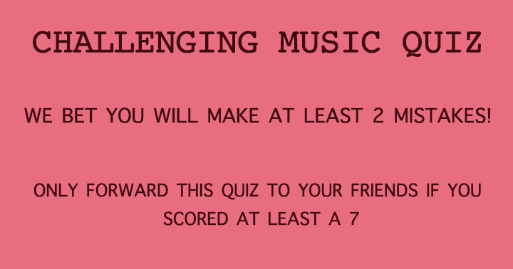 Banner for We predict you will make at least two mistakes in this quiz!