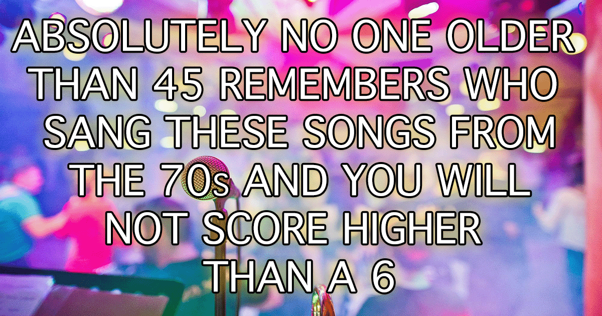 Banner for Identify the singers of these songs from the 70s.