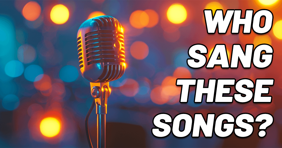 Banner for Can you identify the singers of these songs?