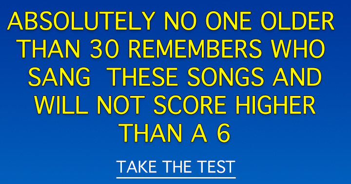 Banner for Would you be able to recognize the singer behind these songs?