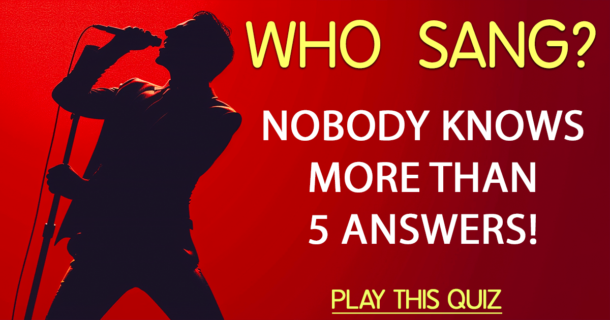 Banner for Can you identify the singer of these songs?