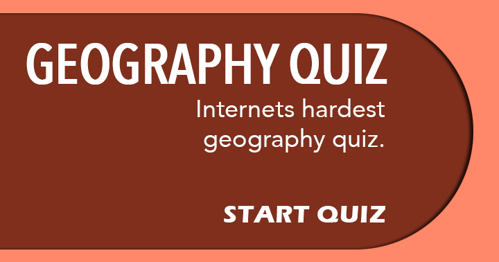Banner for Are you up for tackling the toughest Geography quiz on the internet?