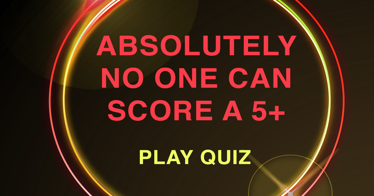Banner for If you scored higher than an impossible 5, feel free to share.