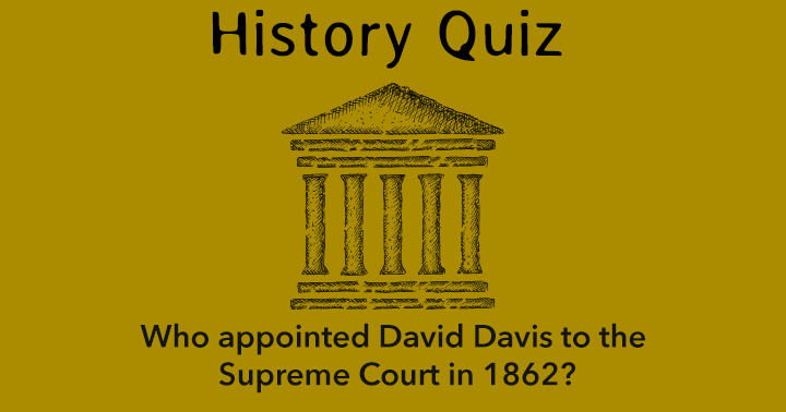 Banner for Quiz on historical events.