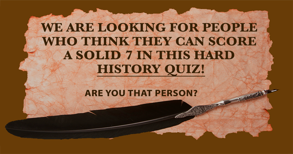 Banner for History Trivia that Poses a Challenge