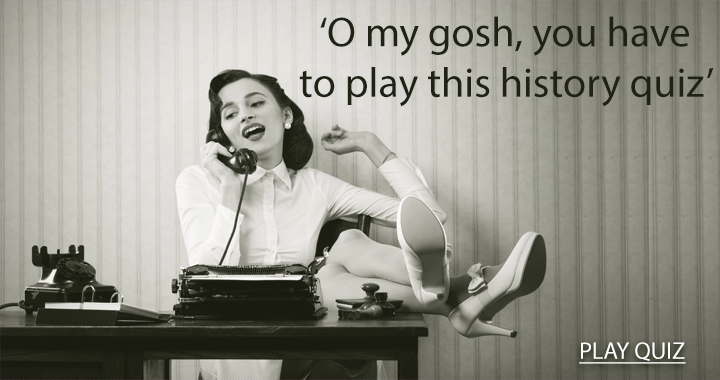 Banner for Achieving a score above 5 on this difficult History Quiz demands a genius.