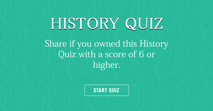 Banner for Can you handle this impossible History Quiz?