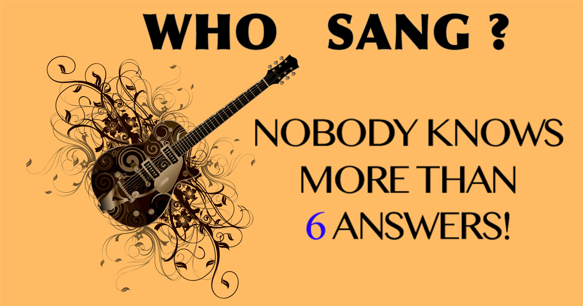 Banner for Identify the singers of these songs.