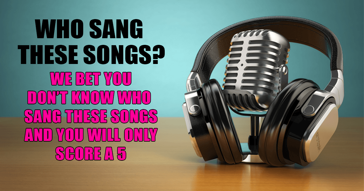 Banner for Can you identify the singer of these songs?