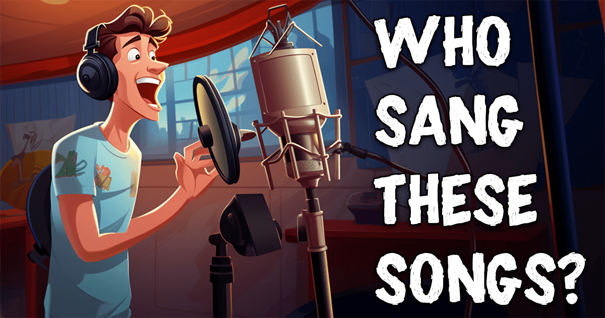 Banner for Uncover the singer responsible for these songs.