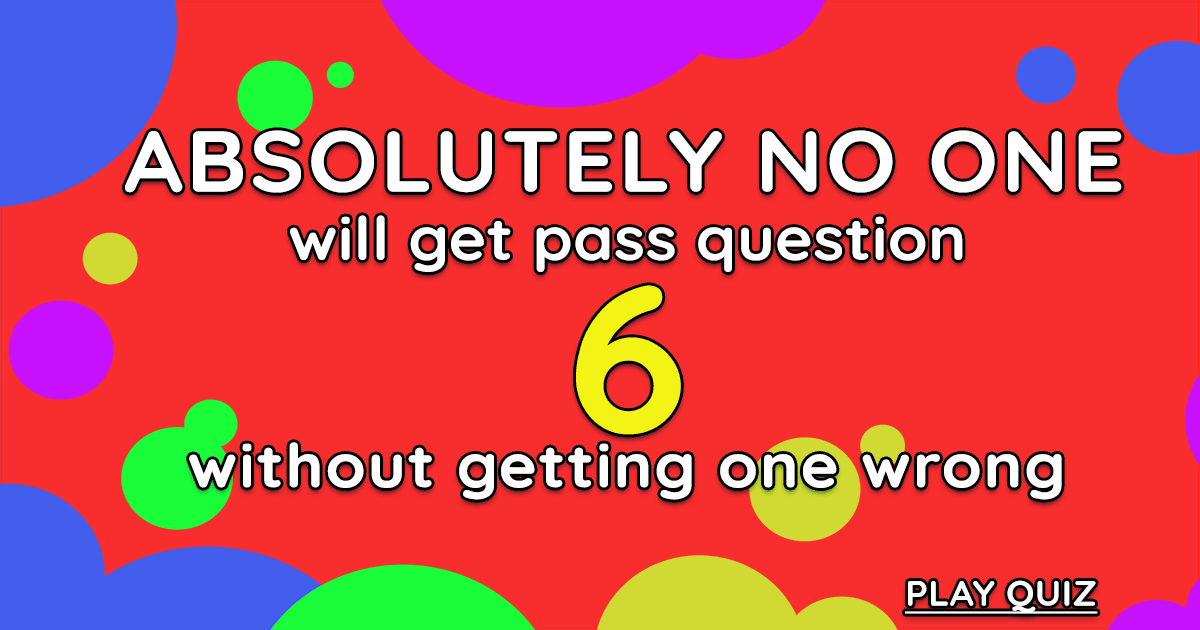 Banner for It will be impossible for anyone to outperform question 6 in any situation.