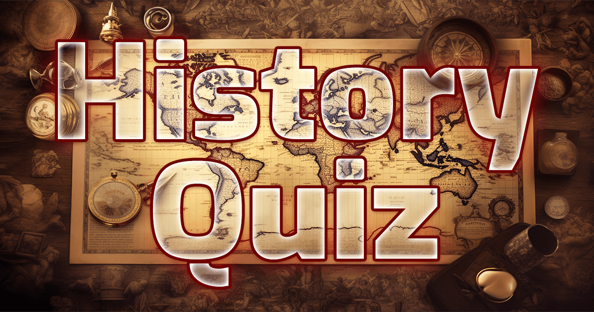 Banner for History quiz.