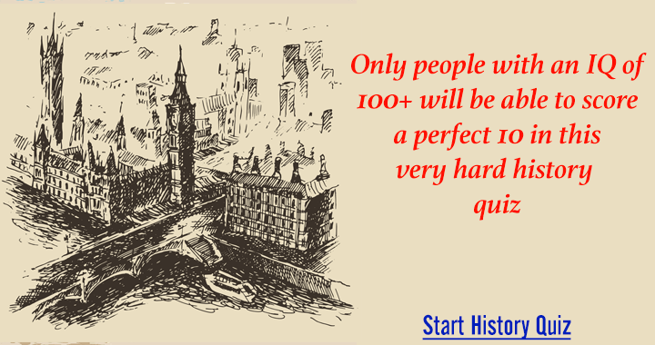 Banner for Extremely difficult history quiz.