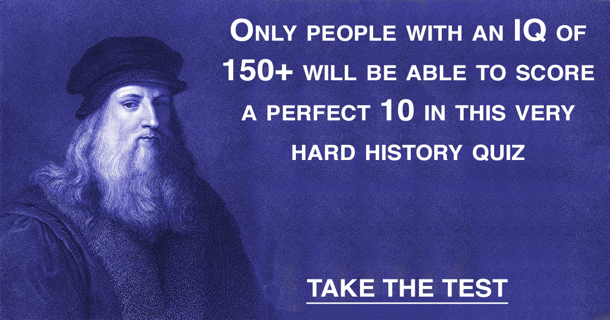 Banner for Test your knowledge with a History Quiz.