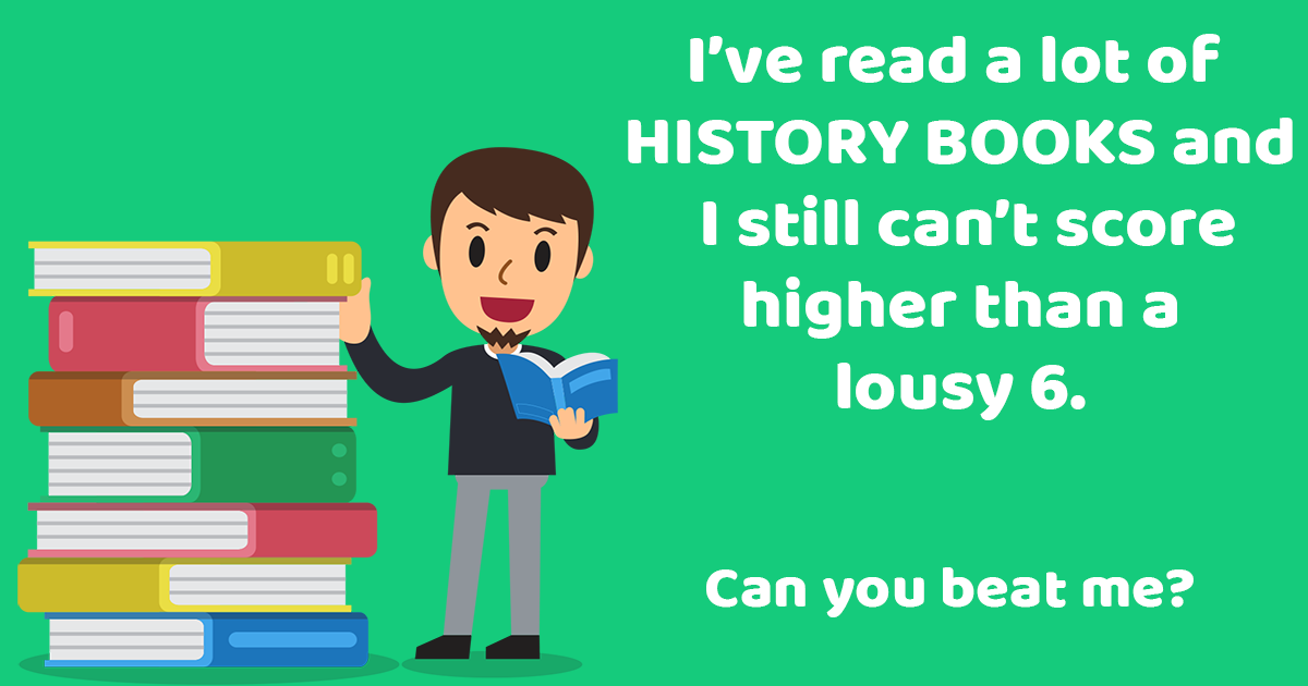 Banner for History Quiz that cannot be beaten