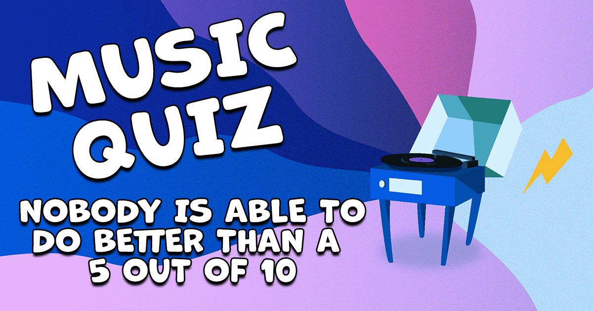 Banner for Music quiz.