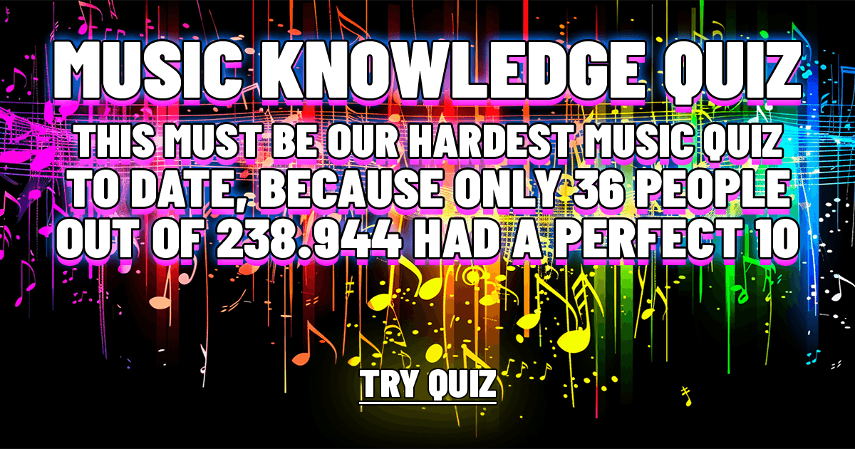 Banner for Music Knowledge Quiz