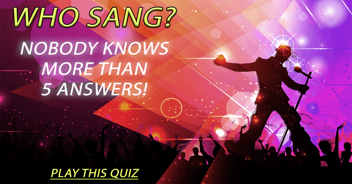 Banner for Can you identify the singer of these songs?