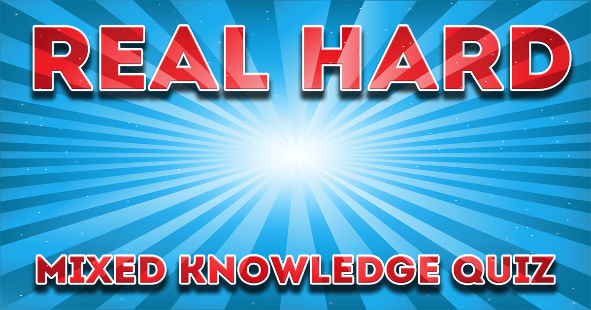 Banner for Challenging Mixed Knowledge Quiz