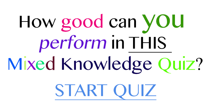 Banner for Quiz on various topics
