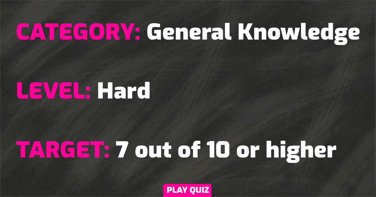 Banner for Challenging Knowledge Quiz