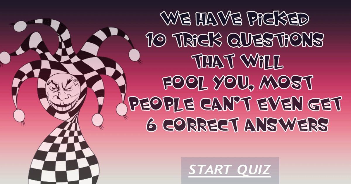 Banner for 10 Trick questions