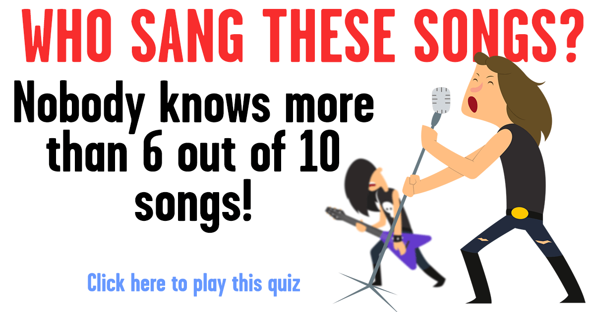 Banner for Can you identify the singer of these songs?