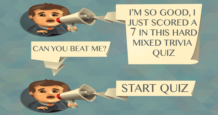 Banner for Quiz with a Mix of Trivia