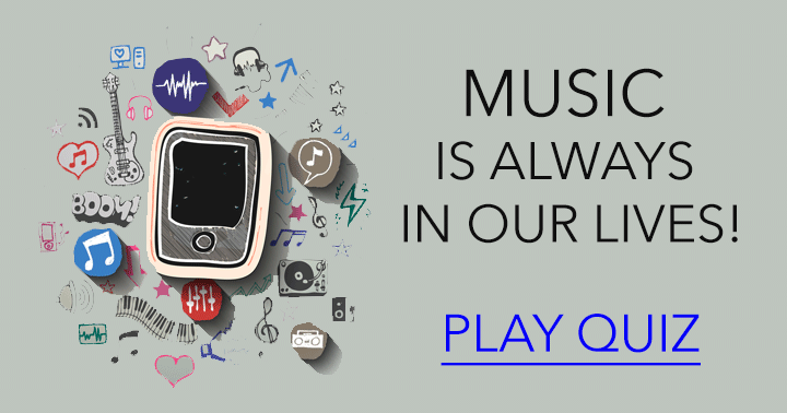Banner for Quiz about music.