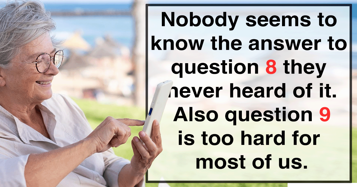 Banner for Question 9 seems excessively challenging.