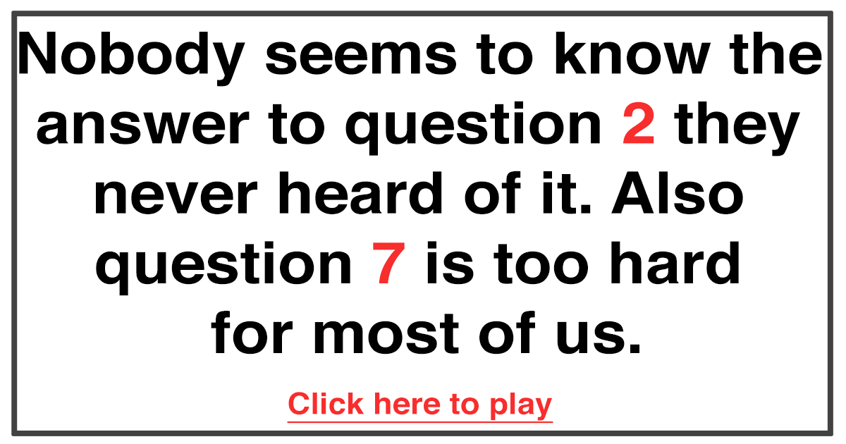 Banner for Questions of Various Knowledge Areas