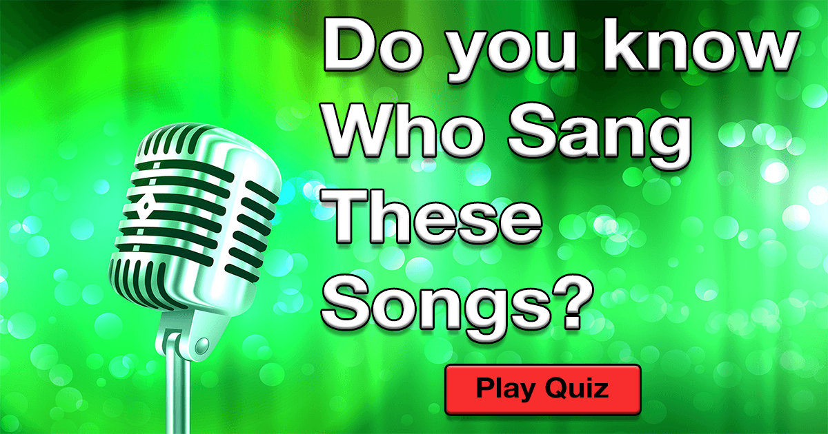 Banner for Identify the singers of these songs.