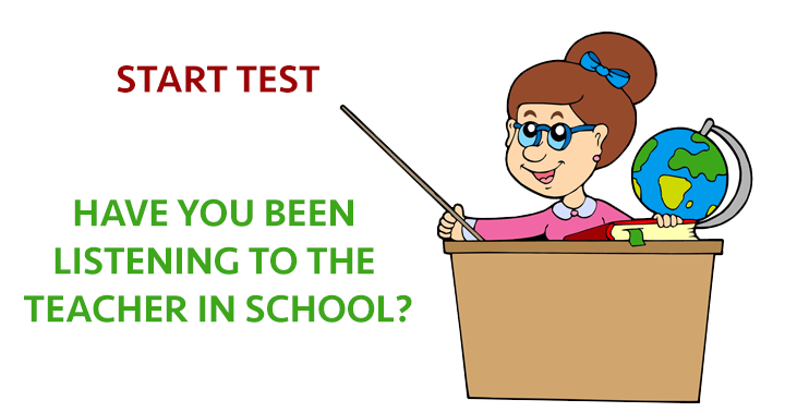 Banner for Only those who were attentive in school can answer these questions.