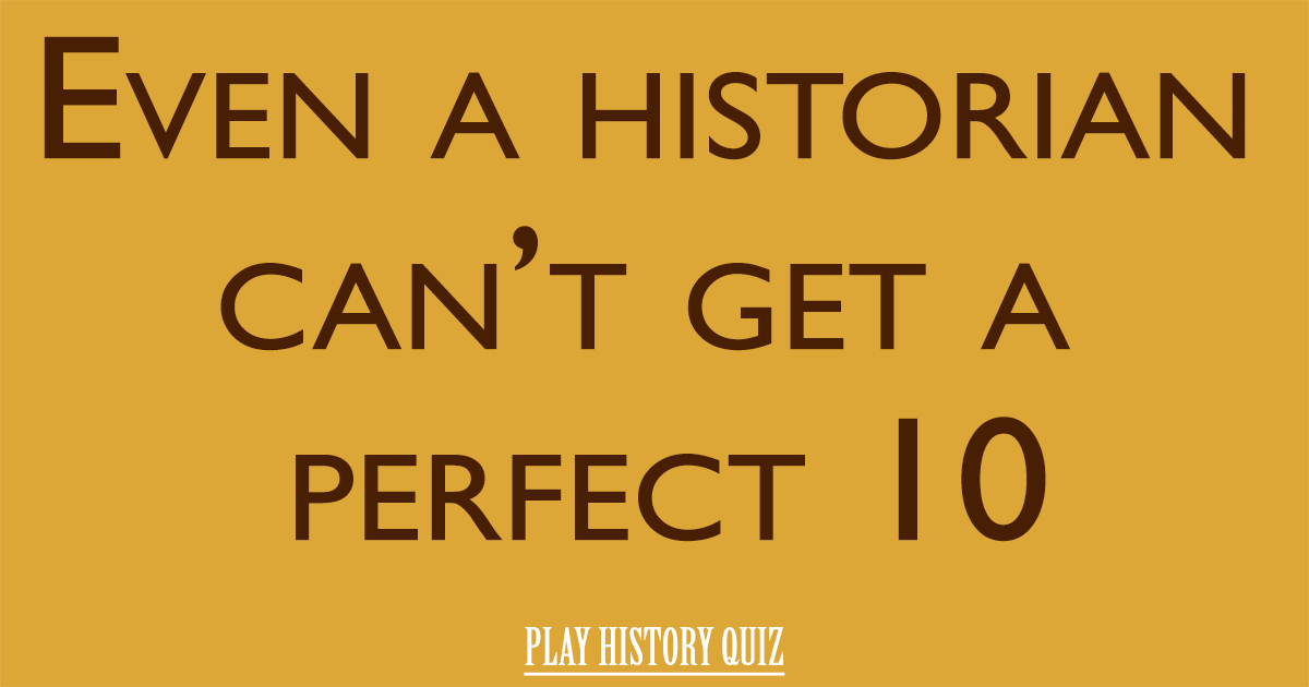 Banner for Quiz on historical events.