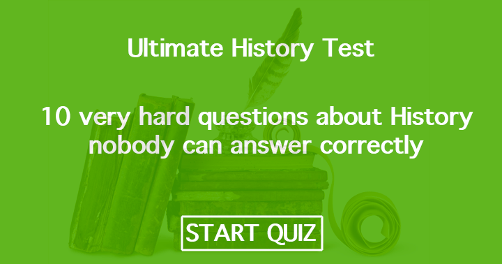 Banner for History's Ultimate Test