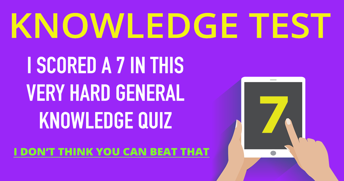 Banner for Challenging General Knowledge Quiz