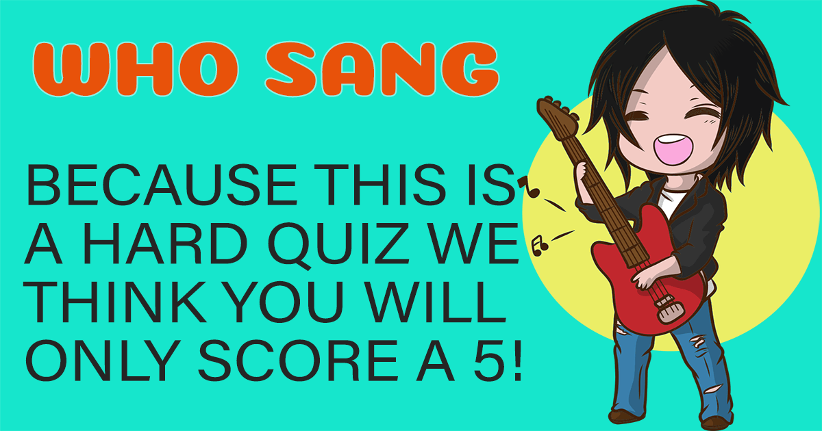 Banner for Do you know who sings these songs?