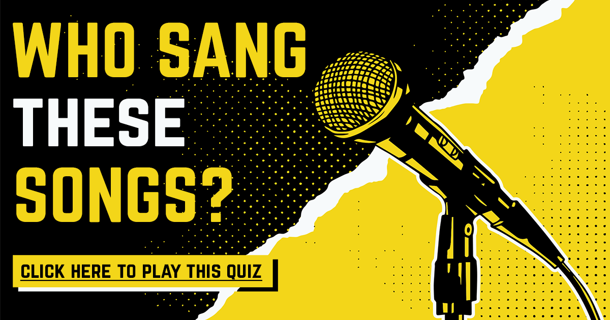 Banner for Can you identify the singer of these songs?