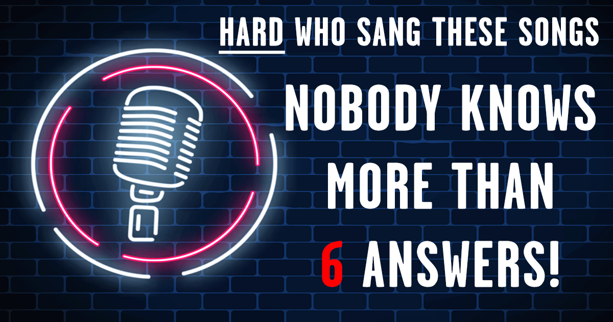 Banner for Who was the singer of these songs?