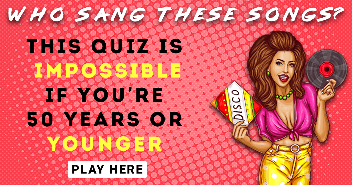 Banner for Can you identify the singer of these songs?