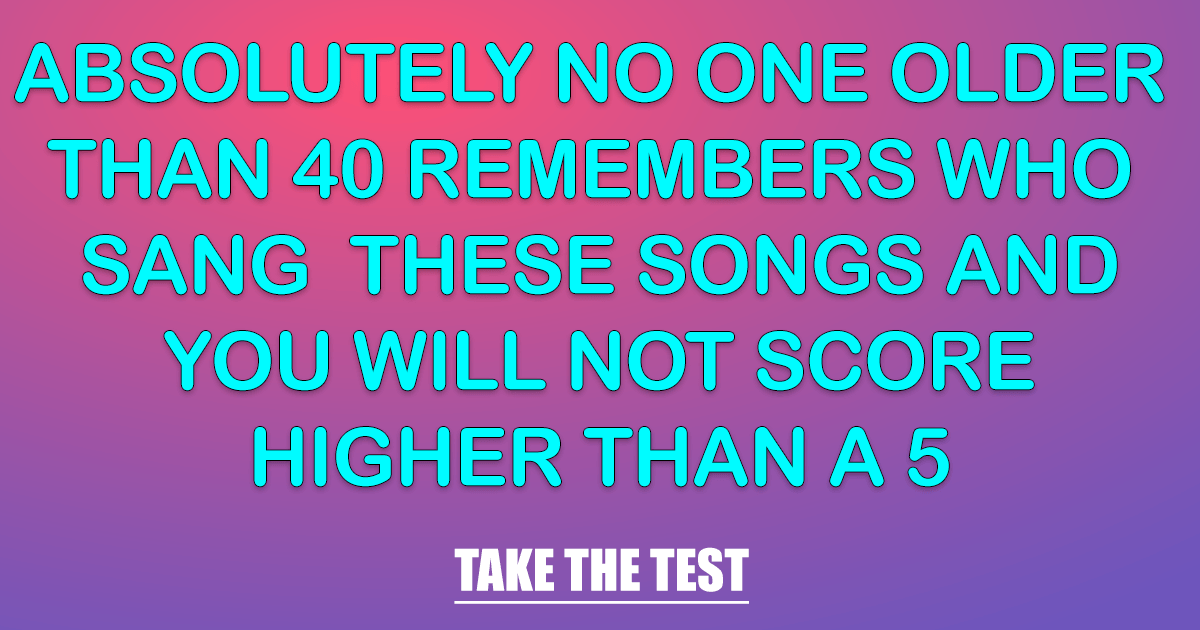 Banner for Can you identify the singer of these songs?