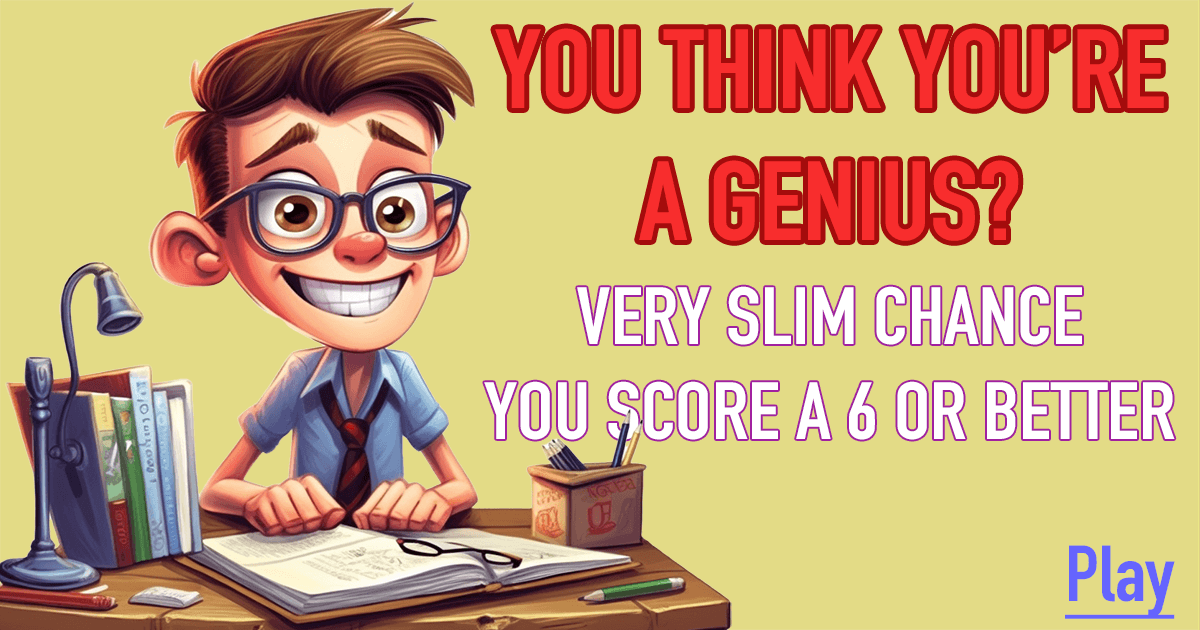 Banner for Do you consider yourself a genius?