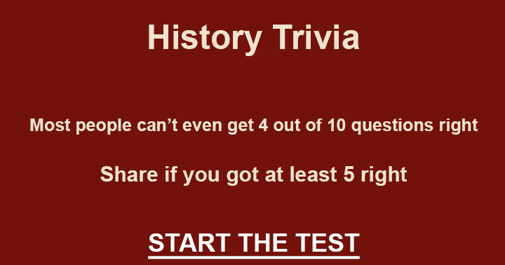 Banner for Were you focused during history class?