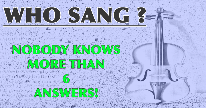 Banner for Can you tell me the name of the singer?