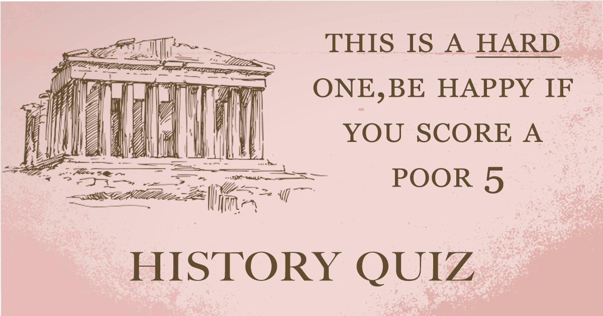 Banner for HARD History Quiz