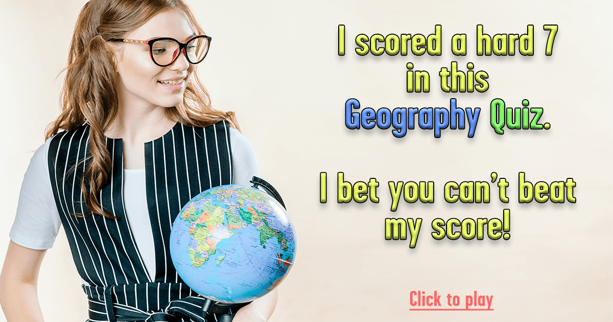 Banner for Geography quiz.