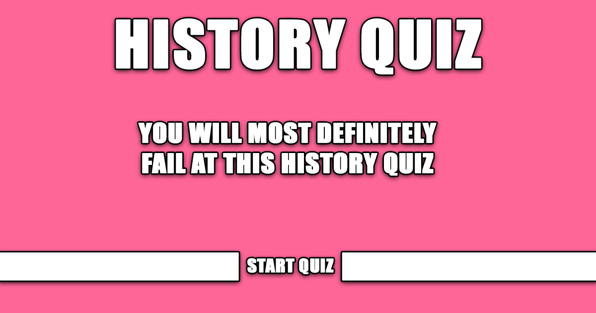 Banner for Quiz on History